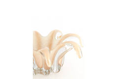 Hurricane Ø22x8 cm AVENIA glass light peach