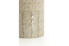 Tealight Ø10x13 cm BOLJUN glass clear+grey