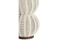 Hurricane Ø26x54 cm ARBORE linen brown+wood dark brown