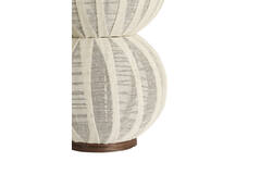 Hurricane Ø31x64 cm ARBORE linen brown+wood dark brown