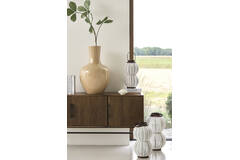 Hurricane Ø31x64 cm ARBORE linen brown+wood dark brown