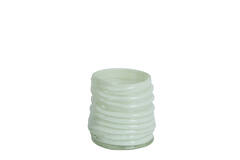 Tealight Ø10x11,5 cm MILYAN glass milky mint