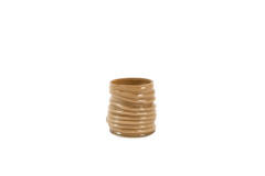 Tealight Ø10x11,5 cm MILYAN glass light brown