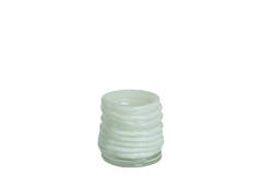 Tealight Ø9x10 cm MILYAN glass milky mint