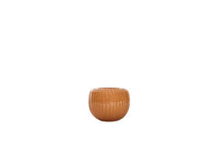 Tealight Ø11x9 cm OPALINE glass orange