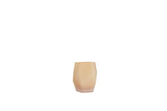 Tealight Ø8x10 cm NOBLE glass matt peach