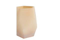 Tealight Ø8x10 cm NOBLE glass matt peach