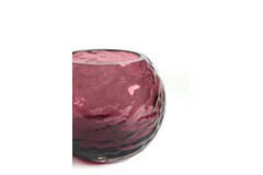 Tealight Ø10x8 cm ECLAT glass purple