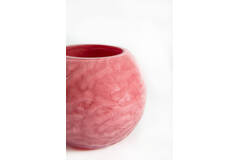 Tealight Ø10x8 cm ECLAT glass dark pink