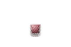 Tealight Ø8x8 cm SUSURRO glass burgundy