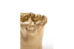 Tealight Ø10x10 cm MYRON glass light brown