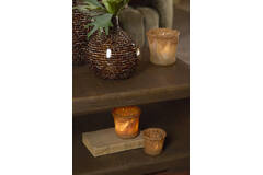 Tealight Ø10x10 cm MYRON glass light orange