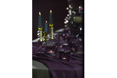 Tealight Ø15x15 cm MYRON glass eggplant