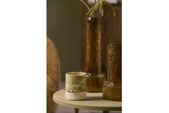 Tealight holder Ø10x13 cm MELORA light green+cream