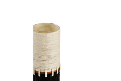 Tealight holder Ø10x23 cm MELORA cream+black