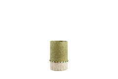 Tealight holder Ø15x25 cm MELORA light green+cream