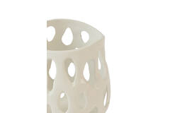 Tealight Ø10x10 cm SARANI shiny cream
