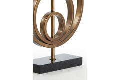 Lamp base 30x90x41 cm CASSEL antique bronze