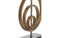 Lamp base 30x90x41 cm CASSEL antique bronze
