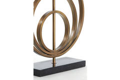 Lamp base 40x13x50 cm CASSEL antique bronze