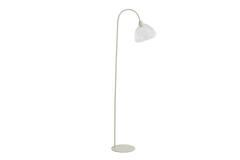 Floor lamp 47x28x160 cm BISHO glass clear+cream
