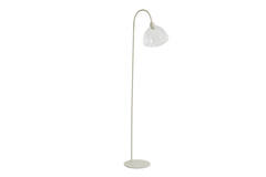 Floor lamp 47x28x160 cm BISHO glass clear+cream
