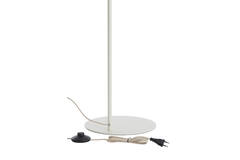 Floor lamp 47x28x160 cm BISHO glass clear+cream