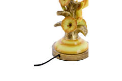 Pie de lámpara Ø15x45,5 cm BERISSO amarillo+bronce
