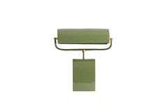 Tafellamp 35x15,50x38 cm CARDONA licht groen+goud