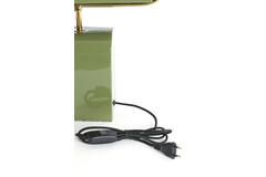 Tafellamp 35x15,50x38 cm CARDONA licht groen+goud