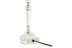 Lampvoet 8x8x25 cm DELHI nikkel