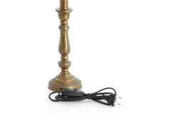 Lamp base Ø10x29 cm HELGA raw antique bronze