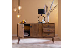Lampvoet 40x12,5x53 cm LIVA mat zwart