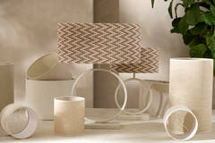 Lampvoet 50x15x64 cm LIVA crème