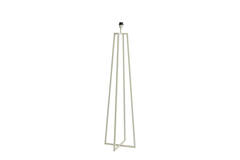 Vloerlamp 25x25x130 cm MILEY crème