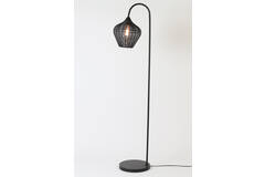 Vloerlamp 35x30x160 cm ALVARO mat zwart