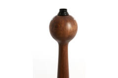 Vloerlamp Ø18x125 cm FESTINA hout roodbruin