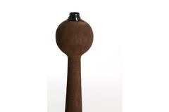 Vloerlamp Ø18x125 cm FESTINA hout mat donker bruin