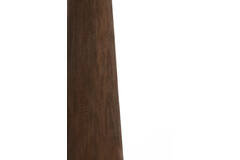 Vloerlamp Ø18x125 cm FESTINA hout mat donker bruin