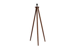 Floor lamp tripod 52x52x122 cm ILIAS wood russet