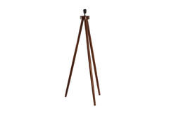 Floor lamp tripod 52x52x122 cm ILIAS wood russet