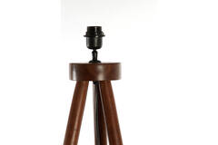 Floor lamp tripod 52x52x122 cm ILIAS wood russet