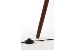 Floor lamp tripod 52x52x122 cm ILIAS wood russet