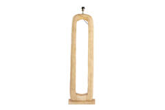 Floor lamp 38x12x125 cm KELAFO wood matt natural