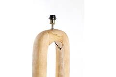 Floor lamp 38x12x125 cm KELAFO wood matt natural