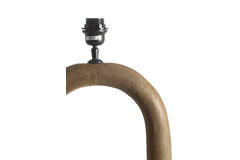 Vloerlamp 35x20x119 cm PACECO hout grijs-donker bruin