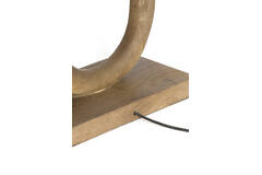 Vloerlamp 35x20x119 cm PACECO hout grijs-donker bruin