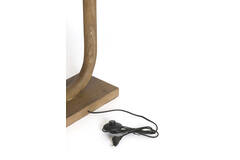 Vloerlamp 35x20x119 cm PACECO hout grijs-donker bruin