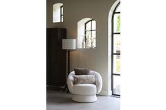 Vloerlamp 35x35x130 cm VEGLIO hout mat donker bruin