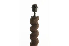 Vloerlamp Ø30x138 cm NANNO hout mat grijs/bruin